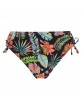 Slip de bain coulissant ANTIGEL LA TROPICALE NOIR TROPICAL