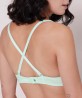 Soutien-gorge push-up SIMONE PERELE BLOSSOM VERT D'EAU