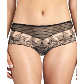 AUBADER FLEUR DE TATOO SHORTY ENCRE NOIRE