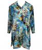 Chemise de plage LISE CHARMEL EVASION JUNGLE AQUA