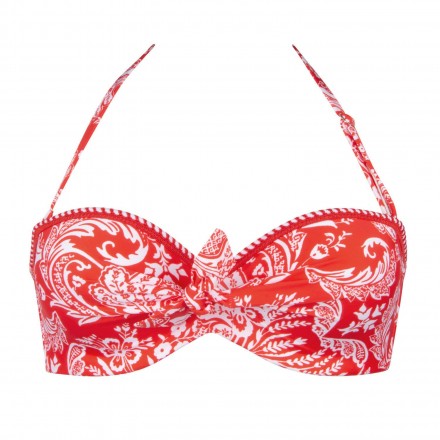 Haut de maillot de bain bandeau coque ANTIGEL LA BANDANA ANTIGEL ROUGE