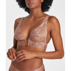 Soutien-gorge triangle sans armatures AUBADE SENSORY ILLUSIONSIL ROSE