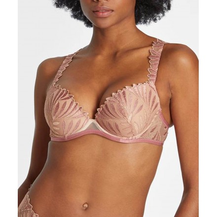 Soutien-gorge push-up AUBADE SENSORY ILLUSION SILK ROSE