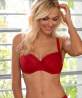 Soutien-gorge Corbeille fitting ANTIGEL AGENDA PLAISIR ROUGE CHERRY