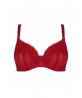 Soutien-gorge Corbeille fitting ANTIGEL AGENDA PLAISIR ROUGE CHERRY