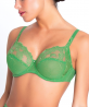 Soutien-gorge Armature Bien Être LISE CHARMEL DRESSIGNE FLORAL EMERAUDE