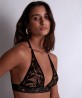 Soutien-Gorge Triangle Sans Armatures COLLECTION AUBADE COEUR A COPRS NOIR