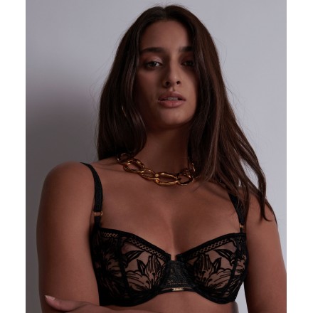 Soutien-Gorge Corbeille COLLECTION AUBADE COEUR A CORPS NOIR