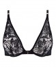 Soutien-Gorge Triangle Plunge Armatures COLLECTION AUBADE COEUR A CORPS NOIR