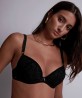 Soutien-Gorge Plunge Coussinet COLLECTION AUBADE COEUR A CORPS NOIR