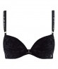 Soutien-Gorge Plunge Coussinet COLLECTION AUBADE COEUR A CORPS NOIR