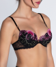 Soutien-Gorge Coque COLLECTION LISE CHARMEL FLORAISON PASSION SAFRAN ROSE