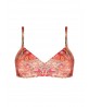 Soutien-Gorge sans Armatures COLLECTION ANTIGEL CACHEMIRE EN FETE ORANGE MULTICO