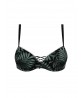 Soutien-Gorge Coque ANTIGEL JUNGLE DU SOIR VERT MINUIT