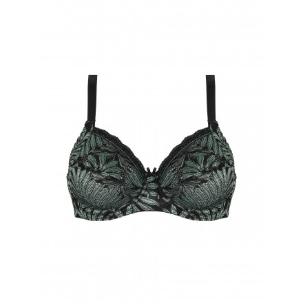 Soutien-Gorge Armatures Bien Être COLLECTION ANTIGEL JUNGLE DU SOIR VERT MINUIT