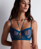 Bustier COLLECTION AUBADE CINDY BRUNA SUMPTUOUS WAVES IMPERIAL BLUE