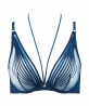 Soutien Gorge Trinagle Armatures COLLECTION AUBADE CINDY BRUNA SUMPTUOUS WAVES IMPERIAL BLUE