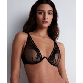 Soutien-Gorge Triangle Mono Armatures COLLECTION AUBADE CINDY BRUNA SUMPTUOUS WAVES SMOKY ATTRACTION