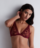 Soutien-Gorge Triangle ultra plunge COLLECTION AUBADE MAGNETIC SPELL CRIMSON RED