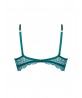 Soutien-Gorge Push up COLLECTION LISE CHARMEL SUBLIME EN DENTELLE VERT PRINCESSE