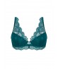 Soutien-Gorge 1/2 Mousse Fantaisie COLLECTION LISE CHARMEL SUBLIME EN DENTELLE VERT PRINCESSE