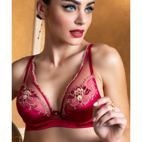 Soutien-Gorge Glamour COLLECTION LISE CHARMEL EBLOUISSANTE ICONE OR RUBIS