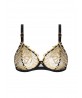 Soutien-Gorge Triangle Armature COLLECTION LISE CHARMEL ECLATS D'OR NOIR OR