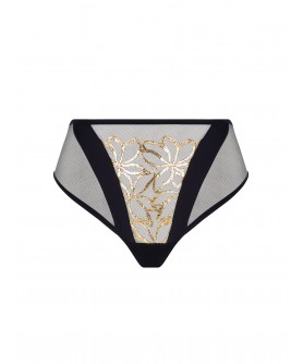 Slip Haut COLLECTION LISE CHARMEL ECLATS D'OR NOIR OR