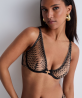 Soutien-Gorge Triangle Plunge COLLECTION AUBADE VOODOO KISS MILLENIUM BLACK