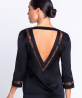 Blouse Manches Longues COLLECTION LISE CHARMEL ADORABLE EN SEXY NOIR