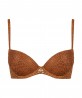 Soutien-Gorge Plunge Coque COLLECTION AUBADE STARDUST DREAM AMBER GOLD