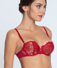 Soutien-Gorge Balconnet COLLECTION LISE CHARMEL ADORABLE EN SEXY ROUGE EFFUSION