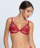 Soutien-Gorge Triangle Armatures COLLECTION LISE CHARMEL ADORABLE EN SEXY ROUGE EFFUSION