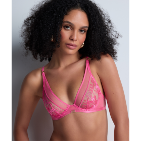 Soutien-Gorge Triangle Armatures COLLECTION AUBADE RULES OF ATTRACTION EXCITING PINK