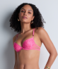 Soutien-Gorge Plunge Coque COLLECTION AUBADE RULES ATTRACTION EXCITING PINK