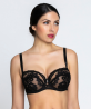 Soutien-Gorge Corbeile Bien Être COLLECTION LISE CHARMEL DESIRS DE VENISE NOIR